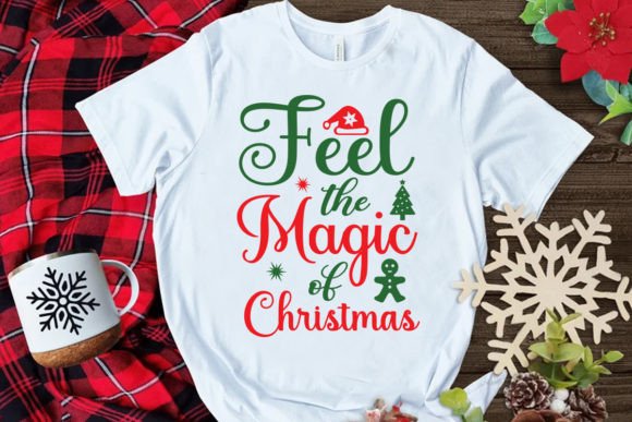 A Christmas Shirt Graphics Design for Editorial Content & T-Shirt Websites