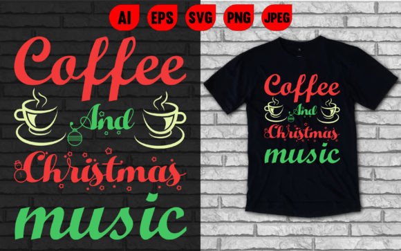 A Graphic Asset Review: Coffee and Christmas Music