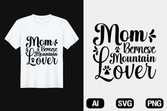 A Playful T-Shirt Graphic for Dog-Loving Content Creators