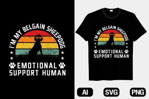 Belgian Sheepdog Dog Retro T-shirts: A Designer's Review