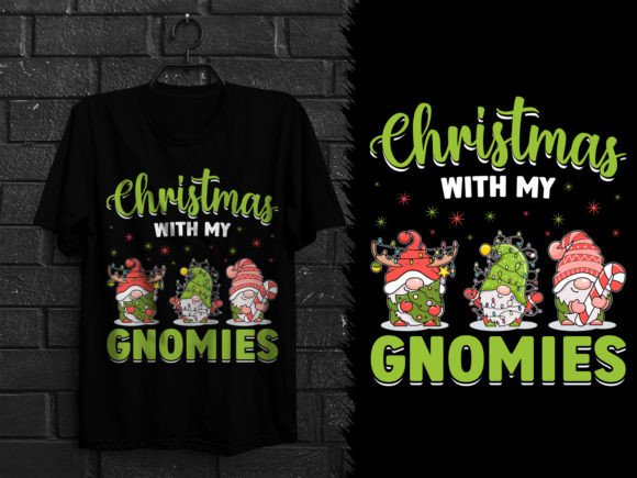 Christma with My Gnomies: A Unique T-Shirt Design for Brands