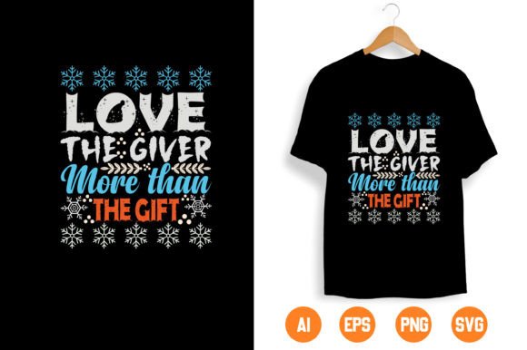 Christmas T-shirt Graphics for Print Templates
