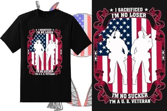 I Sacrificed Veteran T-Shirt Design for Print Graphics